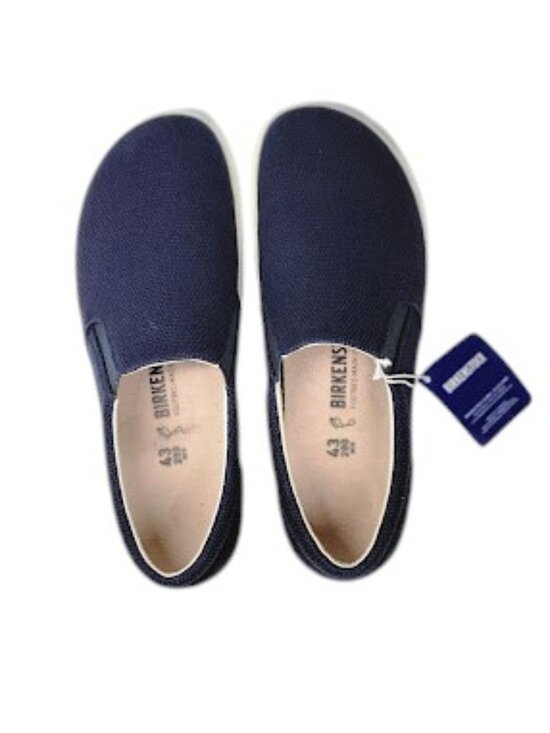 BIRKENSTOCK Oswego Canvas Slip On Sneakers Navy Blue Men’s 10 EU 43 Regular NWOB main image 7